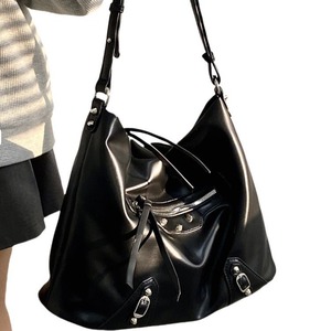 Sac fourre-tout tendance pour femme en PU grande capacité, doublure polyester, fermeture éclair, léger, avec une seule poignée, sac à bandoulière et sac porté croisé - Product Image 2