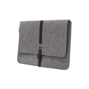 यूरोपीय शैली के पुआल ने महसूस किया लैपटॉप बैग फोल्डेबल डिजाइन सिंगल कम्पार्टमेंट ऑफिस और लिविंग रूम का इस्तेमाल - Product Image 3