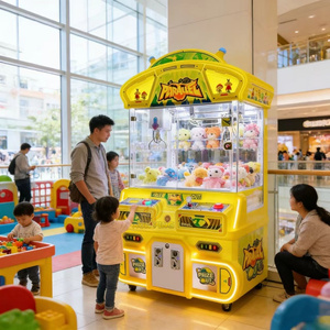 Machine à attraper les peluches populaire, jeu de <span class=keywords><strong>grue</strong></span> à monnayeur pour parc d'attractions, 2 en 1 : attrape-poupées et <span class=keywords><strong>grue</strong></span> à pinces, à vendre - Product Image 4