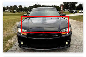 Cofano in Fibra di Carbonio per Dodge Charger SRT 2008-2014, Nero, Facile <span class=keywords><strong>Installazione</strong></span>, Vendita Diretta dalla Fabbrica - Product Image 6