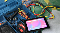 Tablette industrielle robuste Android 2 en 1 de 10,1 pouces avec clavier, lecteur de codes-barres 2D, tablette professionnelle fine, PC pour l'inventaire en entrepôt