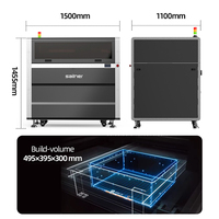 Imprimante 3D couleur Sailner J402Plus WJP multi-matériaux pour figurines et modèles d'art personnalisés