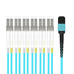 Cable de Fibra Óptica de Alto Rendimiento Multimodo MPO a MPO, 6/8/12 Núcleos, OM3 OM4, Cable de Conexión MPO a LC - Product Image 6