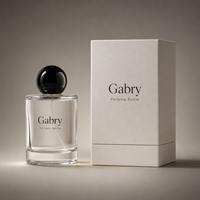 Bouteille de parfum en verre de luxe personnalisée OEM avec étiquette privée, 30 ml, 100 ml, flacons de parfum vides en verre, flacon de parfum avec boîte, 50 ml
