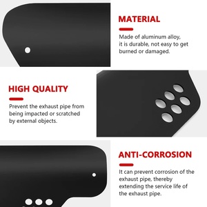 Pour <span class=keywords><strong>Honda</strong></span> <span class=keywords><strong>Trail</strong></span> <span class=keywords><strong>125</strong></span> Anti-brûlure moto échappement bouclier thermique couverture silencieux lien tuyau protecteur garde pour CT125 2020-2024 - Product Image 6