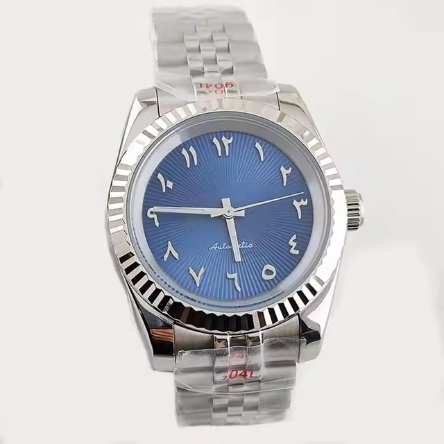 36mm 39mm Japan Movement Men NH35 Watch Sapphire Crystal Arabic Dial Automatic Watch Sterile logo Custom logo Watch