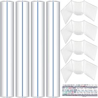 4 Ensembles de Guides de Lignes de Mahjong en Acrylique avec Loupe Intégrée, Support de Cartes, Impression UV et Gravure Laser Personnalisée pour Jeu de Mahjong
