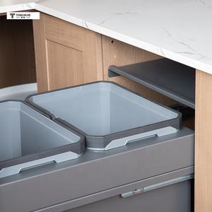 <span class=keywords><strong>Poubelle</strong></span> double extractible <span class=keywords><strong>pour</strong></span> cabine de cuisine PP - Product Image 4