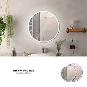 Salon Ture Reflection 5ミリメートルSilver Custom Mirror Sensor Touch Beauty LED Bathroom Smart Mirror