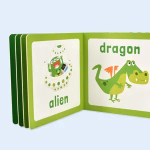 Boekfabrikant Full Color Educatief Verhaal Kinderen Kartonnen Hardcover Boekdrukboek
