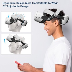 Correa de carga ajustable para auriculares, accesorios de repuesto de batería VR para <span class=keywords><strong>2</strong></span> accesorios de juego - Product Image 4