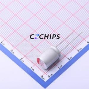 Condensador Sólido SPZ1AM222G15O00RAXXX, Componente de Orificio Pasante (THT), D10xL15mm 2200uF 20% 10V 6.1A100kHz - Product Image 1