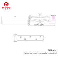 Routeur démodulateur passerelle 4G LoRa Wifi à longue portée pour téléphone portable extérieur, antennes verticales omnidirectionnelles MIMO sans fil externes 20 km