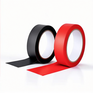 Ruban isolant adhésif noir et rouge 19 mm x 33 m de qualité électrique pour l'enroulement des fils - Product Image 2