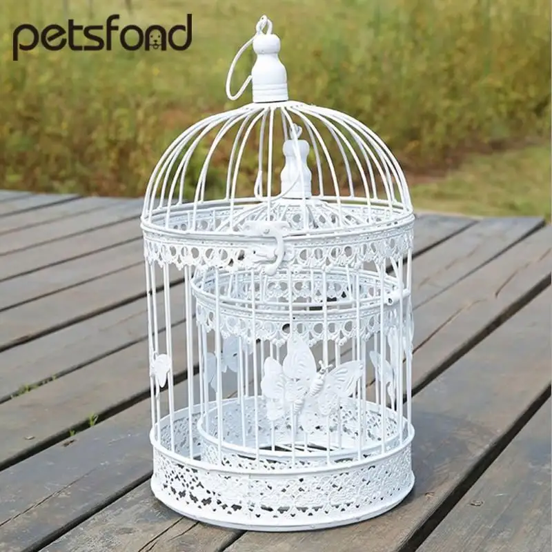 Cage à oiseaux en plastique blanc, H0Qyd, décoration pour mariage