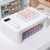 Sèche-ongles à 63 LED, lampe UV LED 180W pour le séchage de tous les vernis à ongles en gel, grand espace, détection de mouvement, outil de manucure et pédicure pour salon