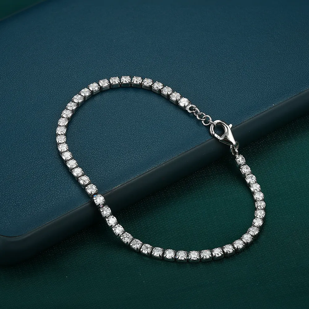 Grace Custom Design 925 Sterling Silver Luxury Bracelets Bangles Women Jewelry
