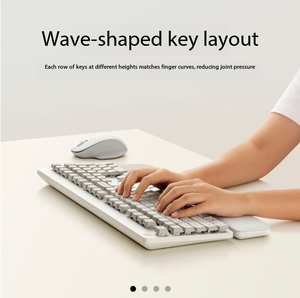 Conjunto de Teclado y Ratón Inalámbricos Mijia Edición Confort Deep Space para Mejoras del Hogar Inteligente - Product Image 1