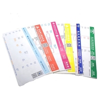 Papier pour cartes d'embarquement aériennes 180-210 g/m², étiquettes de bagages, billets d'avion, impression thermique, cartes de visite