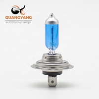 Ampoule halogène H7 super blanche bleue, phare de voiture, usine, 12v 55w, 2 pièces