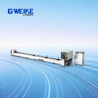 GWEIKE LF6024T2 Máquina de corte láser de fibra CNC de 3kW para tuberías y tubos sin residuos, de 6m de longitud con tres mandriles