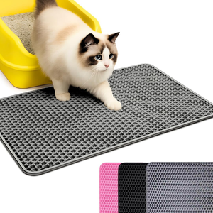 <span class=keywords><strong>Tapis</strong></span> de <span class=keywords><strong>litière</strong></span> pour <span class=keywords><strong>chat</strong></span> double couche, en nid d'abeille, imperméable, anti-urine, en EVA souple, lavable, facile à nettoyer, pour <span class=keywords><strong>litière</strong></span> pour animaux de compagnie - Product Image 1