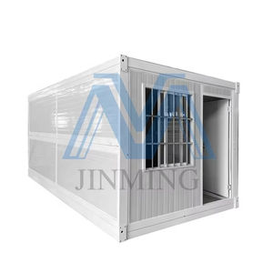 Casa Modular Prefabricada de Lujo, Estructura de Acero Portátil, Cabaña Habitacional de 20 pies/40 pies, Casa Contenedor Plegable - Product Image 1