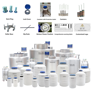 ภาชนะเก็บไนโตรเจนเหลวเกรดอาหารแบบคอกว้าง65L YDS-65-216เก็บไนโตรเจนเหลว - Product Image 5