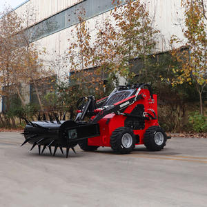 Mini-chargeuse sur pneus Soamte homologuée EPA, 0,6 tonne, 4x4, moteur diesel Kubota, haute efficacité, pompe YUKEN, boîte de vitesses - Product Image 6