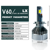 240W 24000Lm 9005 9006 H13 Voiture LED Ampoule 180W 200W CANBUS CSP8050 SMD 6500K H1 H4 H11 H7 LED Voiture Lumière Phare