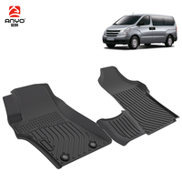 Tapis de voiture 3D Tpe personnalisés tapis de voiture avant tous temps pour Hyundai H1 2008-2021 tapis de sol de voiture