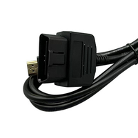 Cable de conexión de transmisión OBD macho a hembra para ordenador, extensión de decodificador de ordenador, Cable de señal de proyector de TV