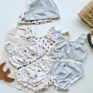 <span class=keywords><strong>Maillot</strong></span> <span class=keywords><strong>de</strong></span> <span class=keywords><strong>bain</strong></span> deux pièces pour bébés filles, résistant au chlore, protection solaire UPF 50+, séchage rapide, en polyester - Product Image 2