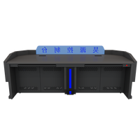 Centre de commande de sécurité à LED Console de surveillance Bureau Source Usine Mobilier de salle de contrôle personnalisé pour les postes de travail à utiliser au bureau