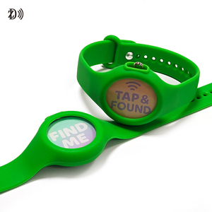 Pulsera de Silicona Suave Impermeable con <span class=keywords><strong>RFID</strong></span> NFC, Personalizable de Fábrica, <span class=keywords><strong>Mini</strong></span> Etiqueta Ajustable para Localizar Niños - Product Image 3