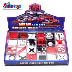 24 Pezzi Mini Cubi Puzzle con Cuscinetti, Gioco Rompicapo <span class=keywords><strong>per</strong></span> Equilibrio e Logica, <span class=keywords><strong>per</strong></span> Bambini e Adulti - Product Image 4