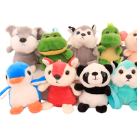 Mini porte-clés en peluche vente en gros plateau plateau, fabrication de jouets pendentif