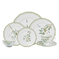Service de Vaisselle en Porcelaine en Gros de Qualité Commerciale pour Restaurants, Hôtels et Services de Traiteur – Commandes en Gros – Assiettes Vert Olive