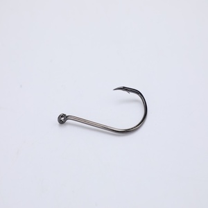 Móc 8211 màu đen bạch tuộc mỏ bù đắp câu cá móc froged Thể Thao Vòng tròn móc sắc nét cao Carbon thép câu cá móc - Product Image 5