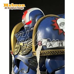 Statua a Grandezza Naturale di Terminator Space Marine Personalizzata e Fatta a Mano, <span class=keywords><strong>Action</strong></span> <span class=keywords><strong>Figure</strong></span> Robot, Scultura di <span class=keywords><strong>Spider</strong></span>-<span class=keywords><strong>Man</strong></span> per Decorazione Domestica - Product Image 6