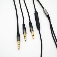 Câble de casque adapté aux écouteurs Sol république avec contrôle du volume du Microphone 3.5MM à 2.5MM