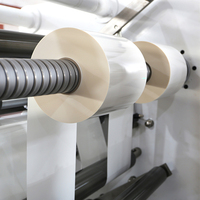 Découpeur de rouleaux haute vitesse automatique adhésif vinyle électrique bois fourni Film Pvc bois ruban adhésif Machine servomoteur entraînement