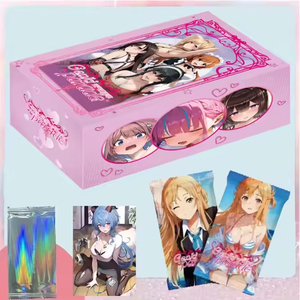 Nouvelles cartes de collection GENKI PARADE Goddess, cartes de jeu ACG CCG Waifu sur le thème des filles anime, jouets <span class=keywords><strong>Doujin</strong></span> pour adultes et amis - Product Image 4