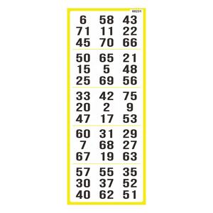 خدمات الطباعة الرقمية المخصصة الألوان النابضة بالحياة والتفاصيل لعبة البنغو ورقة Cmyk البيانات المتغيرة - Product Image 3