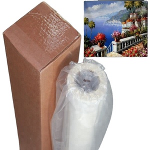 Rollo de lona de inyección de tinta, <span class=keywords><strong>precio</strong></span> barato al por mayor, lona sintética mate, lona de impresión recubierta de solvente ecológico - Product Image 4