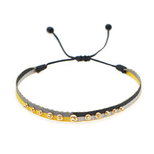 Go2boho Braided สร้อยข้อมือผู้หญิงของขวัญรูปแบบปรับเชือก Boho Handmade สร้อยข้อมือ Vintage โคลอมเบีย <span class=keywords><strong>Wayuu</strong></span> เครื่องประดับขายส่ง - Product Image 4