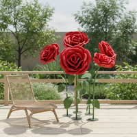 Roses artificielles géantes en EVA, faites à la main, imperméables, de haute qualité, réalistes et vibrantes pour mariage, Saint-Valentin, fête des mères