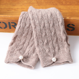 Vente en gros de nouvelles mitaines en tricot élégantes personnalisées pour femmes avec couleur personnalisée - Product Image 3