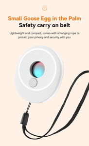 Thông minh Mini spy <span class=keywords><strong>camera</strong></span> Detector với cảnh báo rung & cảm biến chuyển động tích hợp báo động an toàn Detector de cmara chống Spy Detector - Product Image 5