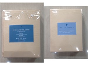 Ensemble de housse de <span class=keywords><strong>couette</strong></span> en microfibre de haute qualité, bien brossé et doux, anti-boulochage, double taille, couleur blanche, rayure de 2cm, fermeture à bouton - Product Image 4
